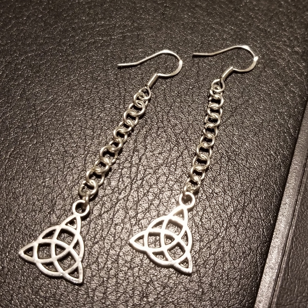 Celtic knot earrings
